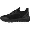 Geox Men's U Spherica Actif Sneaker, Nero, 39 EU