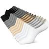 wernies No Show Socks - Calzini bassi da donna, antiscivolo, linea barca piatta, 4/8 paia