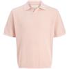 Jack & Jones Jorcassis Knit Twisted Split Neck Polo Uomo