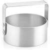 Generico Tigelliera Stampo | Acciaio Inox - Ø93mm - Forma Tigelle Emiliane Fatte in Casa | Utensile Cucina | Tradizionale Modena - Bologna | Stampo Professionale Robusto - Facile da Pulire