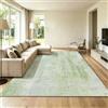WUTONG Tappeto Salotto Grande 200x300cm,Verde Tappeto Camera da Letto | Moderno Morbido Lavabile,Astratto Pelo Corto,Antiscivolo per Soggiorno Ufficio Cucina