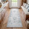 Beauoop Tappeto passatoia lavabile, per corridoio, 60 x 180 cm, blu