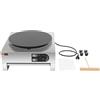 QIERF 220 V 3000 W Crepes Maker Crepes Maker 50 - 300 °C - con piastra e spatola, frittelle e tortillas Maker professionale (diametro 40 cm) con rivestimento antiaderente