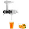 HOMGEN Spremiagrumi Accessorio per Separare Succo e Polpa -Estrattore di Succo per Mixer KitchenAid Accessorio Spremiagrumi a Freddo Spiralizzatore Stabile Parti per Spremiagrumi -Bianco