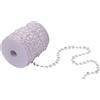 Ictronix 30m/rotolo fai da te per filo catena cristallo matrimonio natale ghirlanda/acrilico perline Tenda Ghirlanda con decorazione festa di nozze di Natale chiaro