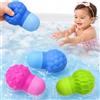 BelleStyle Giochi Bagnetto Neonato, Silicone Giocattoli Bagno Bambini Spruzzo d'Acqua | Squirt Toys per Vasca e Piscina, Senza Muffa, Giocattolo Sensoriali Doccia Regalo per Ragazzi e Ragazze 1 2 3 4 Anno
