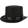 KarneLux Cappello a cilindro per bambini, colore nero, per maghi e spazzacamino, elegante cappello da festa per carnevale, Halloween