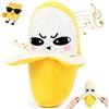 HBSFBH Peluche musicale interattivo sensoriale frutta, Peluche Pianoforte A Ritmi Musicali, Bambola a Induzione Tattile a Forma di Frutta, Touch-Sensor Soft Interactive Figure für Kinder Mädchen