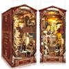 BELEEV Kit Book Nook DIY con Luce LED y Coperchio Antipolvere, 3D Puzzle Casa in Miniatura Bambini, Adolescenti, Adulti, Decorazione Libreria, Regalo Ragazze e Amanti dei Puzzle, Mondo Enchanted