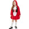 Funidelia | Costume cappuccetto rosso per bambina - Cappuccetto, Lupo, Racconti - Rosso