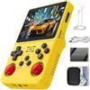 FINGEREVO R36S-Handheld Console di gioco 3.5 pollici 640*480 IPS OCA Schermo 3200mAh Opensource System RK3326 Giallo