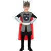 Funidelia | Costume da Re Artù per bambino Medievale, Medioevo, Cavaliere - Costume per bambini e accessori per Feste, Carnevale e Halloween - Porpora