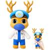 LCCGZ Animal Hospital Peluche, 32cm Peluche Personaggi Animali Hospital, Animali Ospedale Peluche Giocattoli, Morbidi Pupazzo Giochi, Animal Hospital Pupazzo, Regalo Per Fan Compleanno o Natale (F)