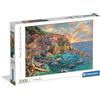 Clementoni - Puzzle 2000 Pezzi per Adulti e Ragazzi, Illustrazione con Paesaggio Painted Manarola, Idea Regalo, Made in Italy, 97,5x66,8 cm, 32087