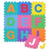 Generico Tappeto Puzzle Bambini con Lettere Tappeto Puzzle Colorato in Morbida Gomma Eva Resistente Isolante Lavabile Tappetino da Gioco per Bambini Tappeto 10 Pezzi cm 30x30 Componibile Removibili (LETTERE)