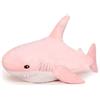 champracer Peluche Shark Kawaii, cuscino di peluche per coccolare e giocare a squalo, giocattolo di peluche, regalo di Natale per bambini, ragazze e ragazzi (rosa, 40 cm)