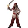 FORUM Bristol Novelty Costume da pirata zombie rosso e marrone per bambini (3-4 anni), 1 set, ideale per giochi fantasiosi e travestimenti di Halloween