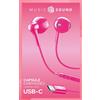 Cellularline - Auricolare Cuffia Aucapsulemstypecp-rosa