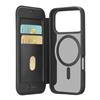 Cellularline - Custodia A Libro Daily Mag Per iPhone 17 Pro-nero, Trasparente