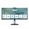 Aoc - Monitor Lcd 34 Cu34v5cw/bk-nero