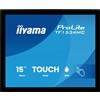 iiyama ProLite TF1534MC-B8X Monitor PC 38,1 cm (15") 1024 x 768 Pixel XGA LED Touch screen Nero [TF1534MC-B8X]