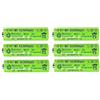 JJoias Batteria AA 3600mAh NI-mh Ricaricabile Batterie 1.2 V.6 Pezzi