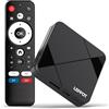 LEFFOT 4K - Custodia Android TV, LEFFOT Android 14.0 TV Box 2026, 2GB RAM + 16GB ROM