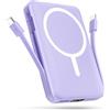 Podoru Power Bank per MagSafe, 10000mAh Magneitco Powerbank per iPhone