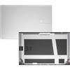 WANGHUIH Cover posteriore per computer portatile ASUS Vivobook 16X K3605 K3605V K3605Z K3605Z K3605ZU versione non-touch color argento