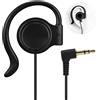Geekria Auricolare Monolaterale da 3,5 mm (Orecchio Destro), Cuffia Singola Compatibile con EXMAX EXD-101, ATG-100T, ELGT-470 per Ricevitori Sistema Guida Turistica Wireless (3,3FT)