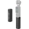 TELESIN Impugnatura Batteria per DJI Osmo Pocket 4P/4/3, Batteria 5000mAh | Alta Capacità, Powerbank Grip 1.3X Autonomia Estesa, Supporto Treppiede per Vlog, Impugnatura Portatile per Viaggi, Vlog