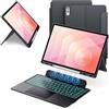 WERNURPAI Custodia con tastiera touchpad per Samsung Galaxy Tab S11 Ultra 14,6 pollici 2025-7 colori retroilluminata staccabile tastiera magnetica - Custodia a libro per tablet S11 Ultra con S Pen