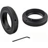 DIGITAL HD ANELLO ADATTATORE obiettivi telescopio T2 T 2 compatibile con CANON EOS (tutti i modelli) + CHIAVE A BRUGOLA