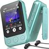 ODEJOI Lettore MP3 64GB Bluetooth 5.3 con Clip, Touchscreen & Tasti, Altoparlante | Musica senza smartphone · Solo 37g · Facile da usare · Audiolibri & apprendimento · Timer di spegnimento