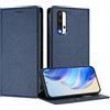 GoodcAcy Cover per Honor 20/Honor 20 Pro/Honor 20S, Custodia Flip Pelle Leather Portafoglio Magnetica Libro [Slot Schede], Silicone TPU Bumper Wallet Supporto Cover, Antiurto [Kickstand] (Blu)