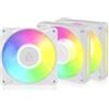 ARCTIC BioniX P12 A-RGB bianco, confezione da 3, PWM 120 mm, Daisy Chain
