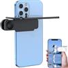 Aosrioylt Lente Effetto Specchio: Cattura Riflessi Mozzafiato All'istante, Kit Clip for Riflessione a Specchio for Fotocamera Smartphone Da Viaggio, Specchio Ribaltabile Regolabile(Black*1)