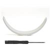 PALUMMA Per Beats Studio 2 Wireless Wired Studio 3 Cuffie Senza Fili Fascia Copertura Della Fascia di Ricambio Cuscino Pad Copertura Protettiva (Bianco)