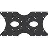 PureMounts PM-ADAPT-B Piastra adattatore VESA universale per allargare le distanze VESA, ingrandisce VESA 50x50 fino a 400x200, max. 30 kg, nero
