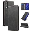 Yunubeyii Cover Libro per Huawei P30,Nero | Blocco RFID,Luxury PU Pelle,Portafoglio,Card Holder,Magnetic Phone Custodia,Kickstand,Protettiva,Antiurto