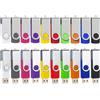 WISEORANGE 1GB Chiavetta USB 20 Pezzi Pen Drive 1GB Girevole di WISEORANGE-10 colori