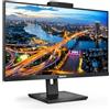 Philips 243B1JH USB Hub Monitor 23.8 pollici FHD, 75Hz, IPS, 4ms GtG, altezza regolabile, Web cam, Speakers, (1920x1080 HDMI 1x 1.4 DP 1x 1.4) nero