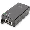 DIGITUS Injector PoE+ - IEEE802.3at - Gigabit Ethernet - 30 Watt - max. 55 Volt - Alimentazione Pin 4,5(+) & 7,8(-)