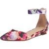 DREAM PAIRS Sandali Piatti Donna Caviglia | Fodera morbida, suola gomma TPR, soletta imbottita, tacco 2,5 cm, zip posteriore, design a punta.