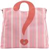 YNOT? Borsa Donna Square Shopping Medium Stripes Linea Iconica Mare