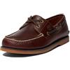 Timberland Classic 2 Eye, Scarpe da Barca Uomo, Marrone Gaucho Roughcut Smooth 01, 41.5 EU