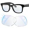 pupvus Lenti di ricambio per occhiali Ray-Ban Meta Smart Gen 2/1/Wayfarer RW4006/4008/RW4012, 53 mm Large/50 mm Regular, antigraffio