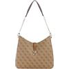 GUESS Borsa a tracolla da donna Zamira Hobo Shoulder, Logo Latte, taglia unica