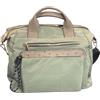NAJ-OLEARI Borsa a Mano in Tessuto con Tracolla Rimovibile, Colore Bianco, Tasche Frontale e Posteriore, 33x26x14 cm