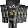 got2b Gel per capelli Ultra Glued, 150 ml, confezione da 6